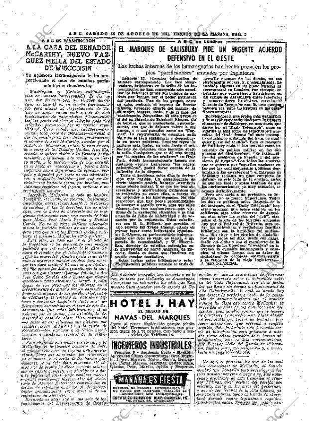 ABC MADRID 18-08-1951 página 9