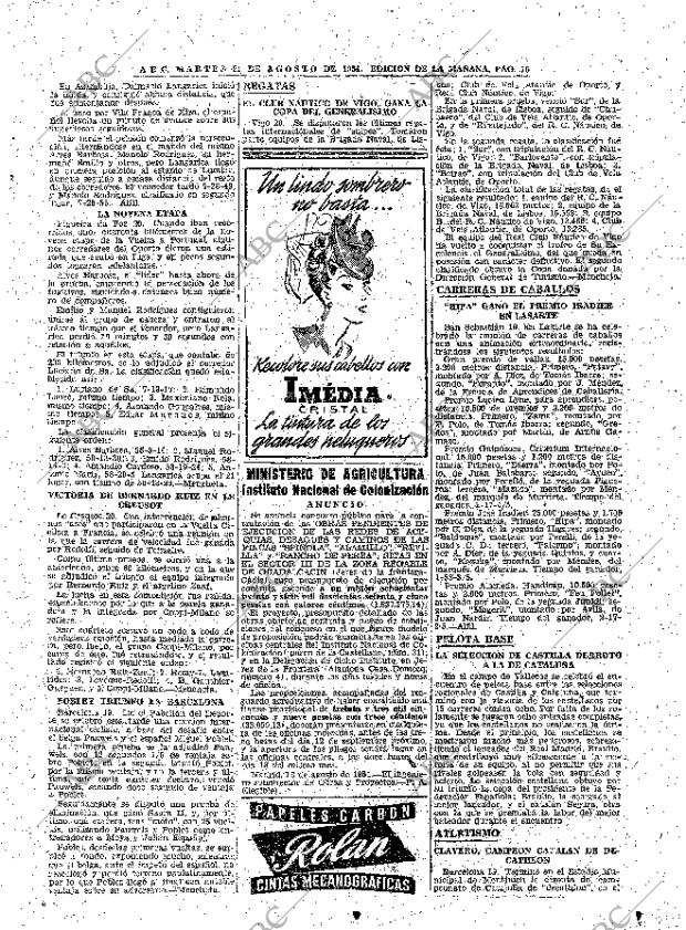 ABC MADRID 21-08-1951 página 15