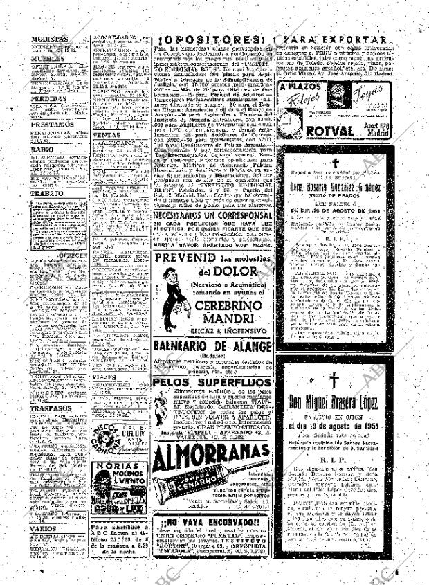 ABC MADRID 21-08-1951 página 23