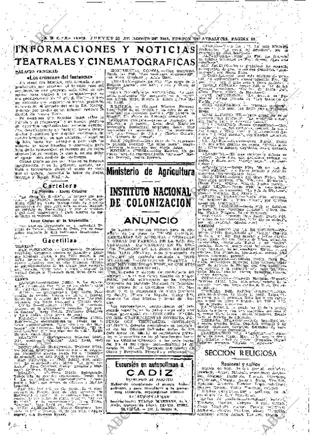 ABC SEVILLA 23-08-1951 página 16