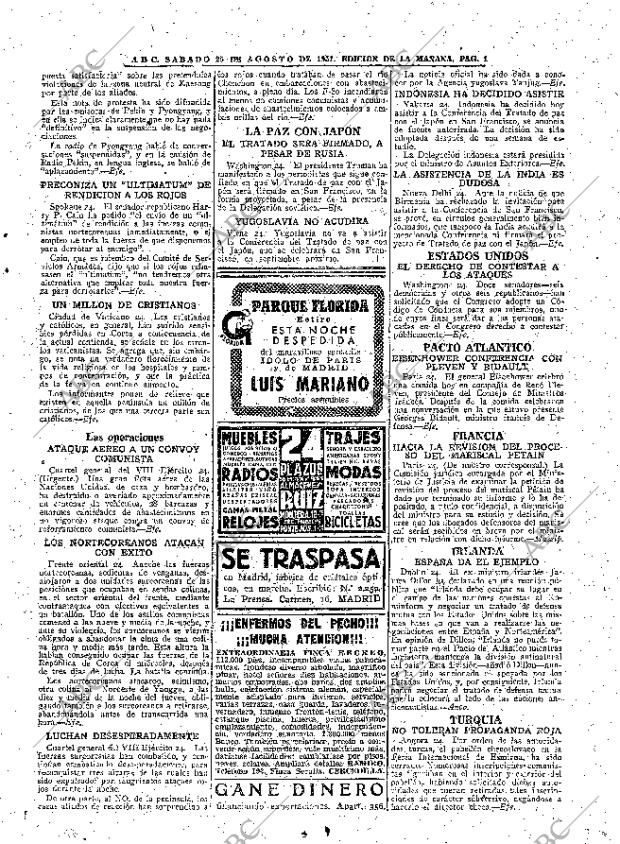 ABC MADRID 25-08-1951 página 9