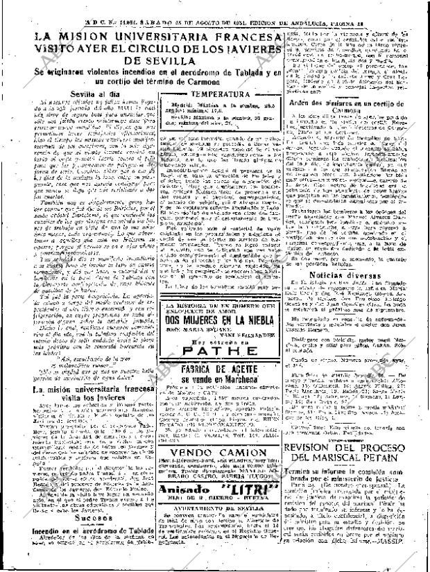 ABC SEVILLA 25-08-1951 página 15