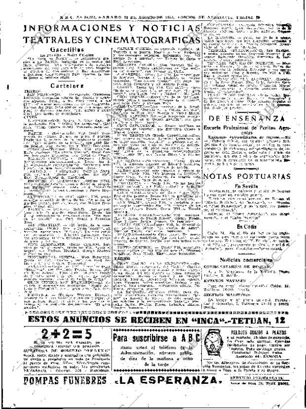 ABC SEVILLA 25-08-1951 página 19