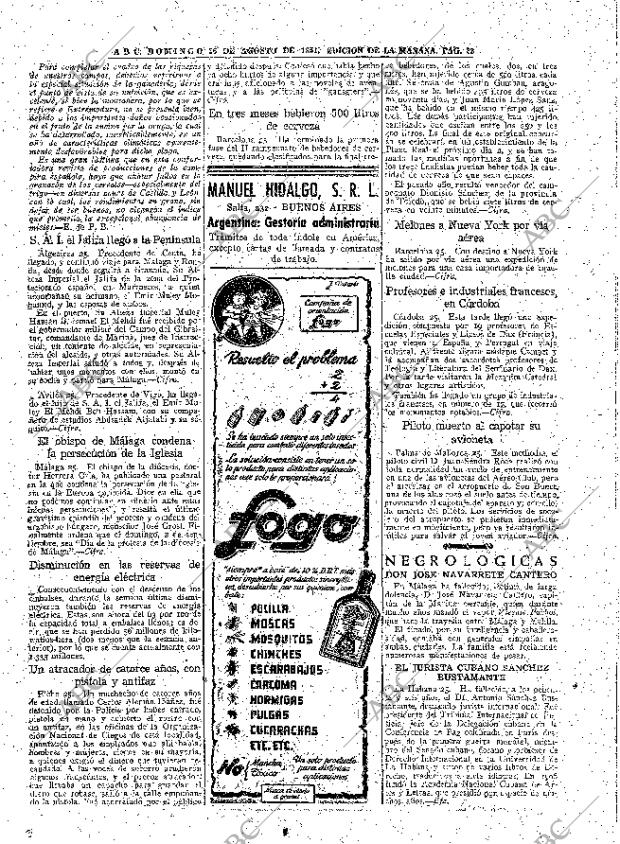 ABC MADRID 26-08-1951 página 22