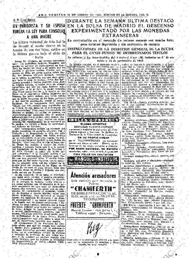 ABC MADRID 26-08-1951 página 23