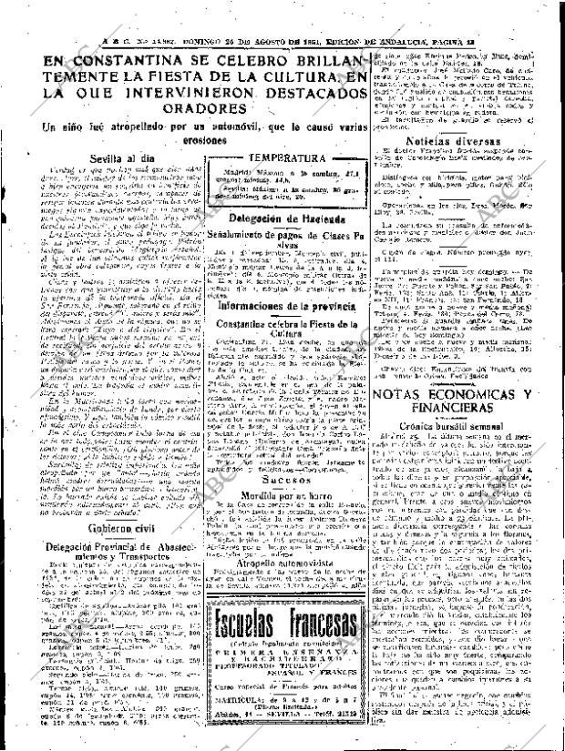 ABC SEVILLA 26-08-1951 página 13