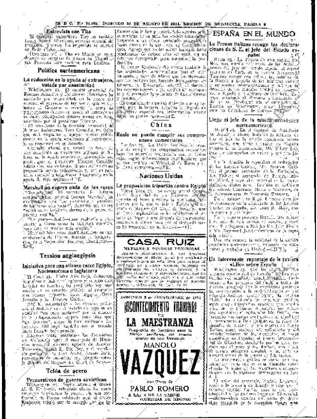 ABC SEVILLA 26-08-1951 página 9