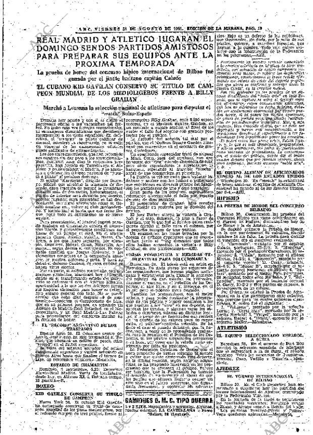 ABC MADRID 31-08-1951 página 19