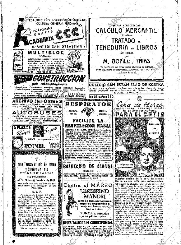 ABC MADRID 04-09-1951 página 22