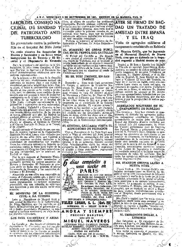 ABC MADRID 05-09-1951 página 11