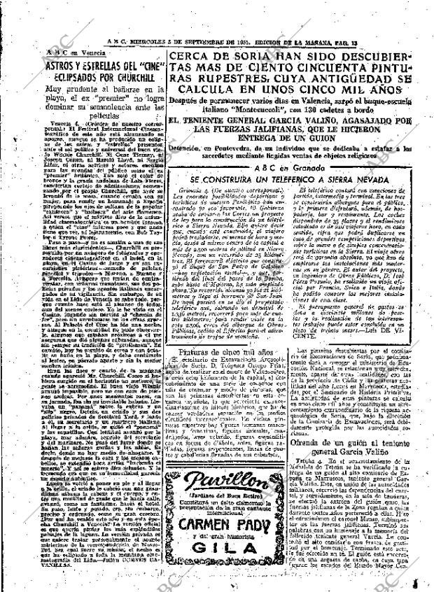 ABC MADRID 05-09-1951 página 13