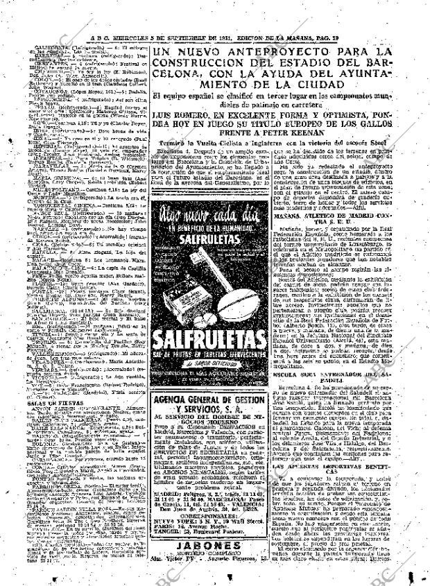 ABC MADRID 05-09-1951 página 19