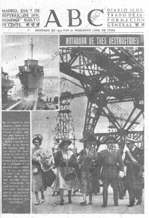 ABC MADRID 07-09-1951 página 1