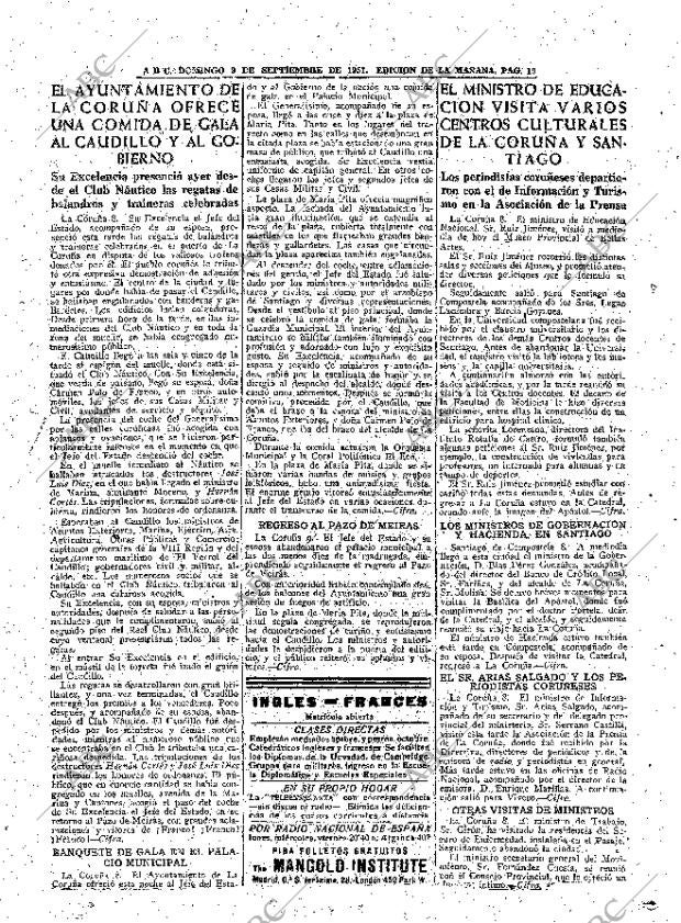 ABC MADRID 09-09-1951 página 19