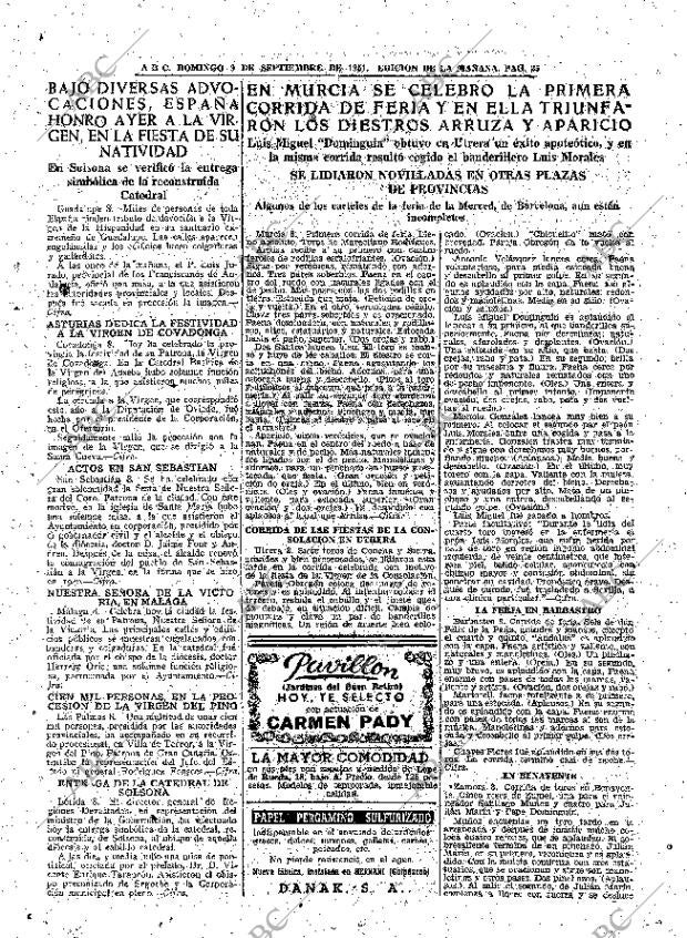 ABC MADRID 09-09-1951 página 25