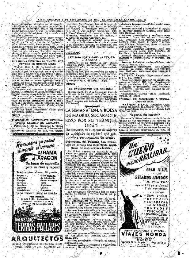 ABC MADRID 09-09-1951 página 31