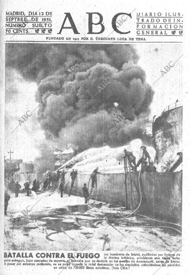 ABC MADRID 12-09-1951 página 1