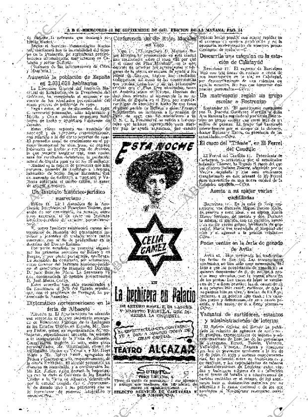 ABC MADRID 12-09-1951 página 14