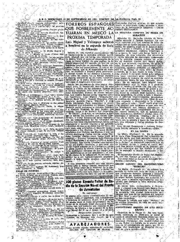 ABC MADRID 12-09-1951 página 20