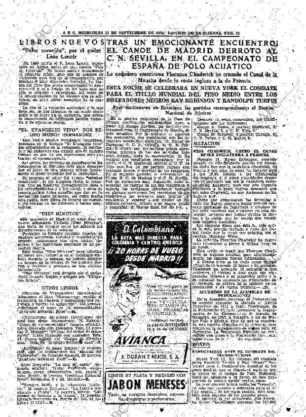 ABC MADRID 12-09-1951 página 21