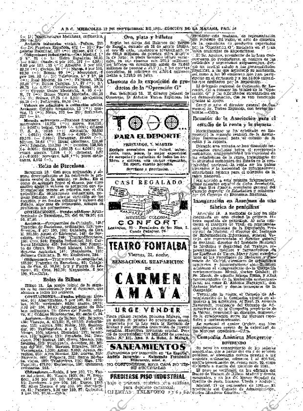 ABC MADRID 19-09-1951 página 16
