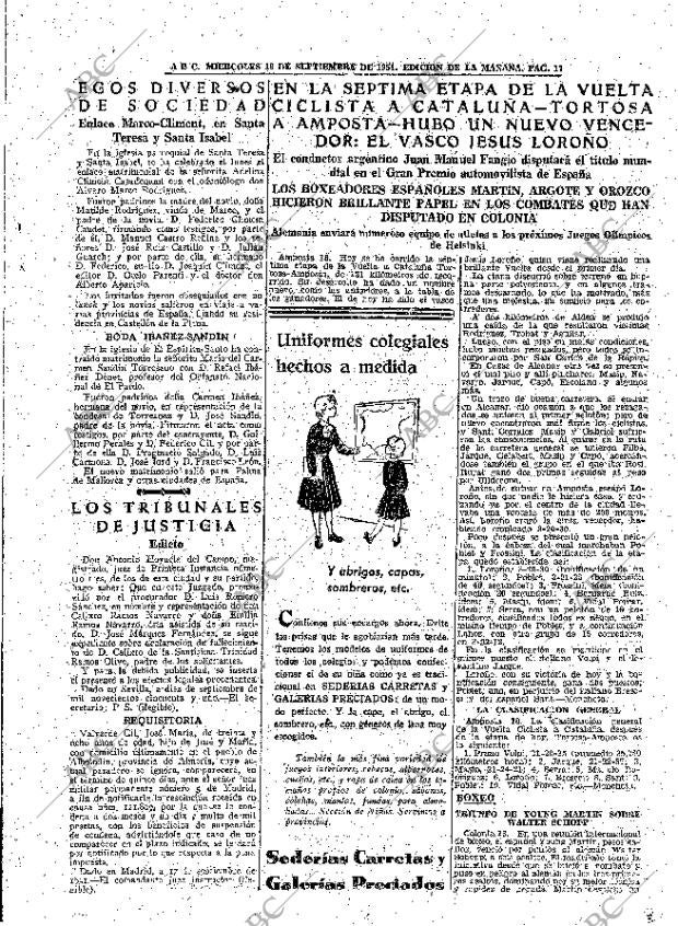 ABC MADRID 19-09-1951 página 17