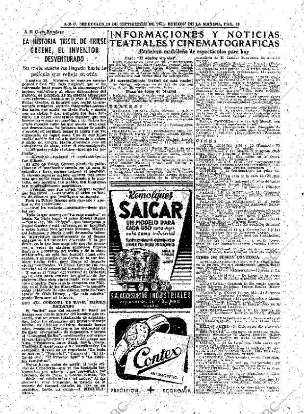 ABC MADRID 19-09-1951 página 19