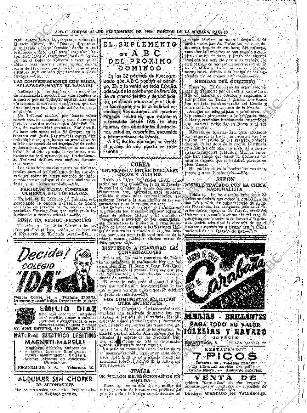 ABC MADRID 20-09-1951 página 10