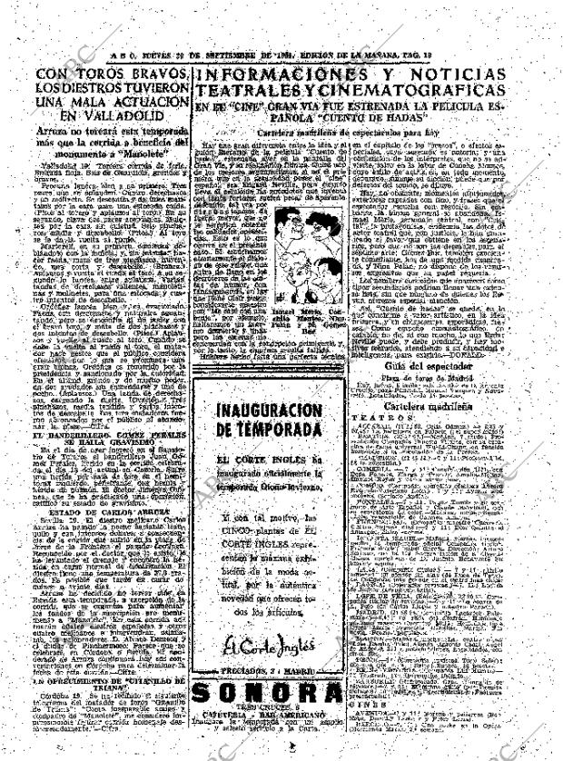 ABC MADRID 20-09-1951 página 19