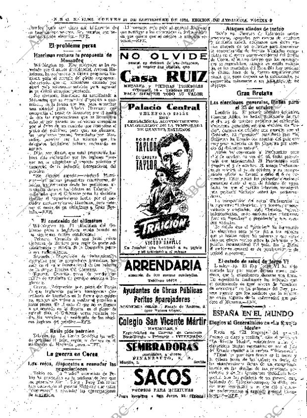 ABC SEVILLA 20-09-1951 página 9