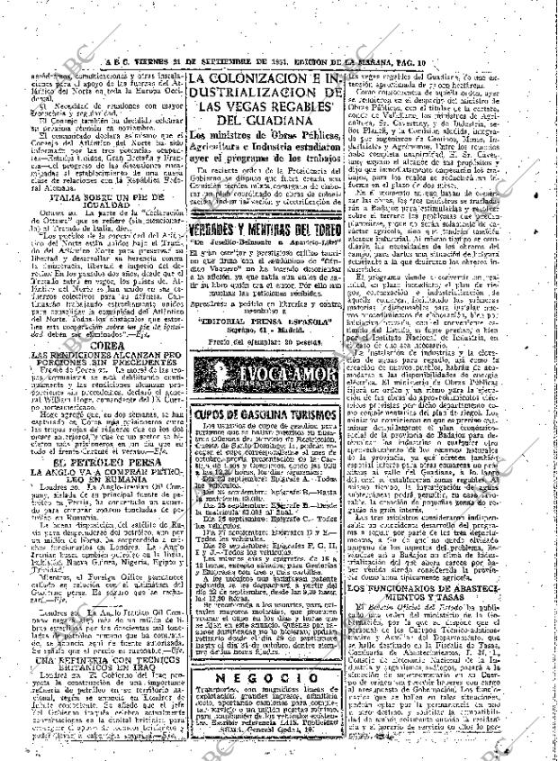 ABC MADRID 21-09-1951 página 10