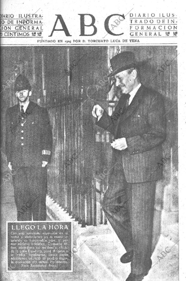ABC MADRID 22-09-1951 página 1