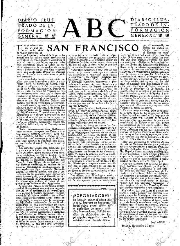 ABC MADRID 22-09-1951 página 3