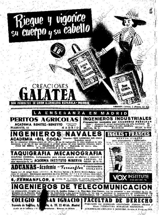 ABC MADRID 22-09-1951 página 4