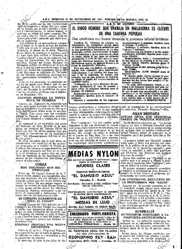 ABC MADRID 23-09-1951 página 33