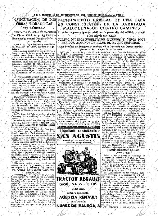 ABC MADRID 25-09-1951 página 17