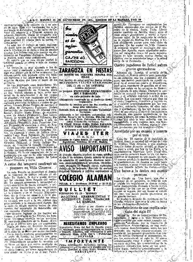 ABC MADRID 25-09-1951 página 20