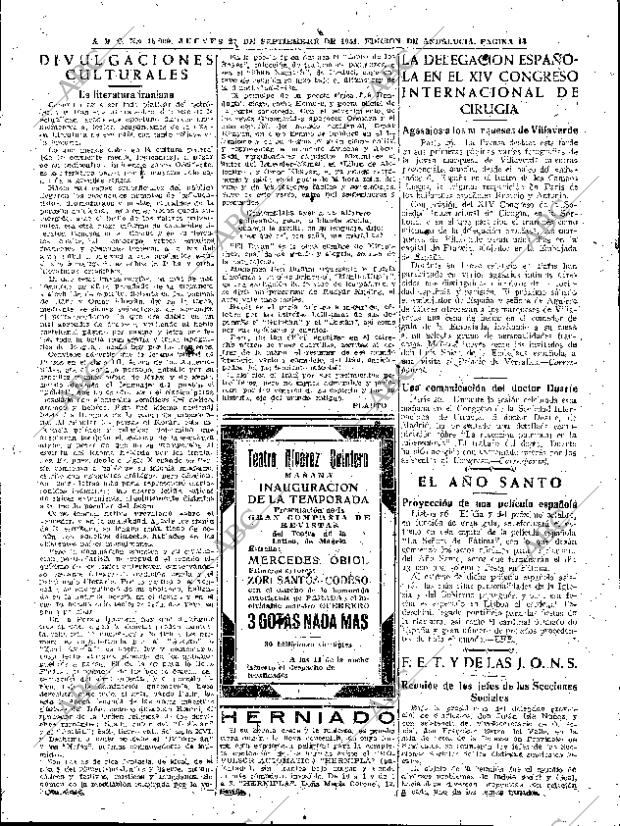 ABC SEVILLA 27-09-1951 página 13