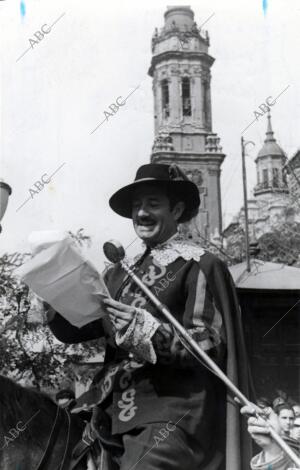 Lectura del pregón de las Fiestas con las que la Bella capital Aragonesa ha...