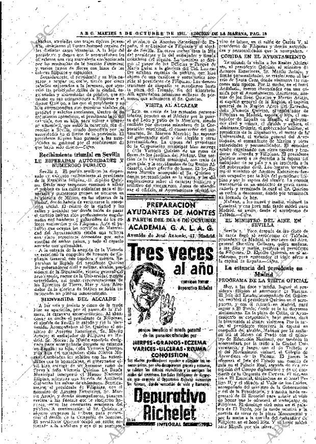 ABC MADRID 02-10-1951 página 19