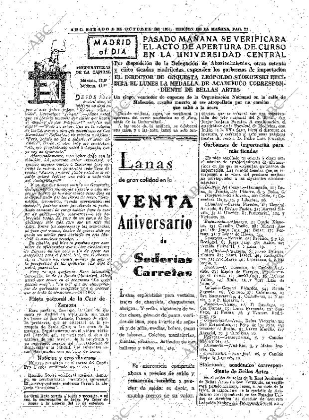 ABC MADRID 06-10-1951 página 21
