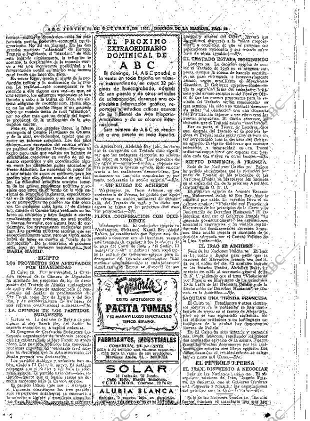 ABC MADRID 11-10-1951 página 20