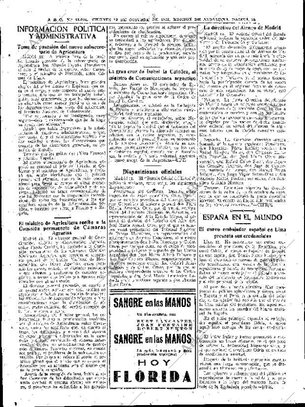 ABC SEVILLA 12-10-1951 página 18