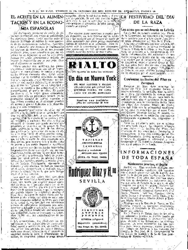 ABC SEVILLA 12-10-1951 página 19