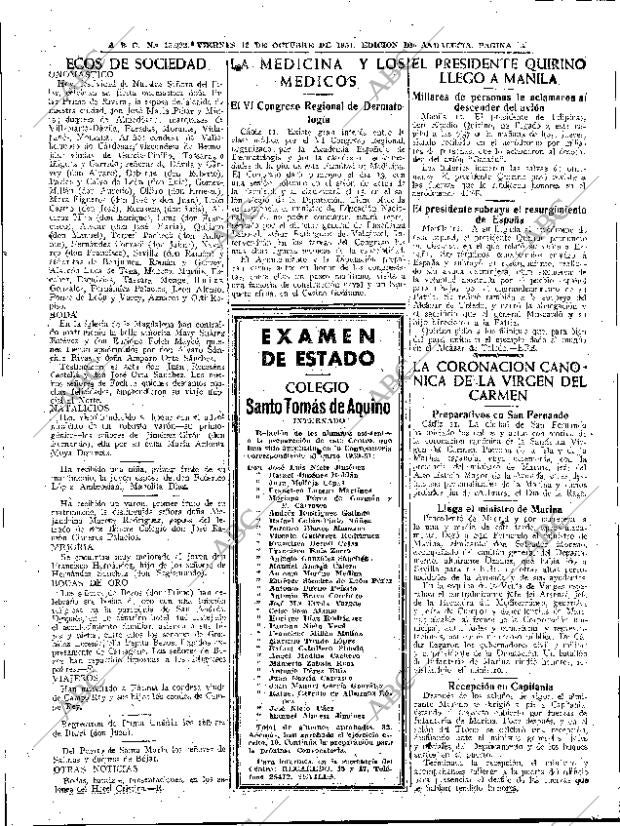 ABC SEVILLA 12-10-1951 página 20