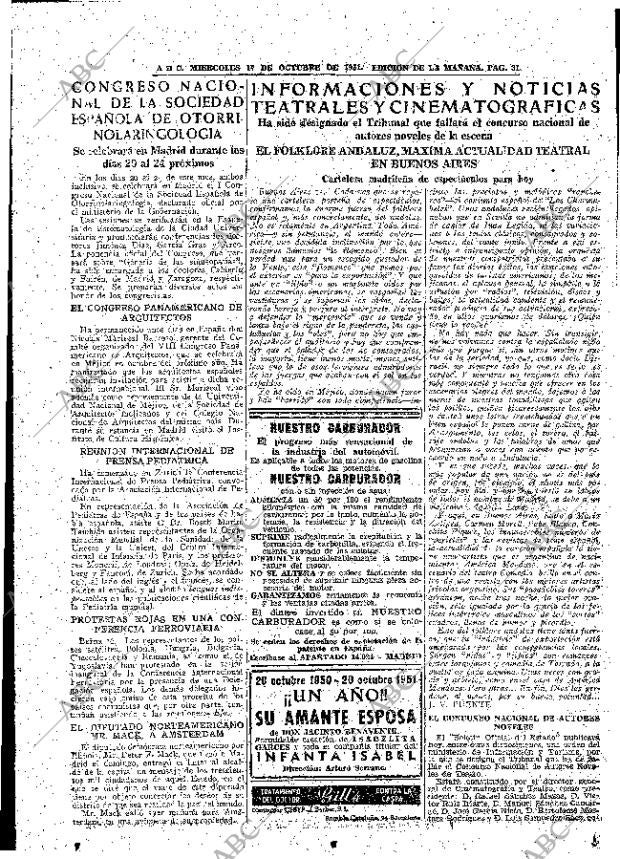 ABC MADRID 17-10-1951 página 31