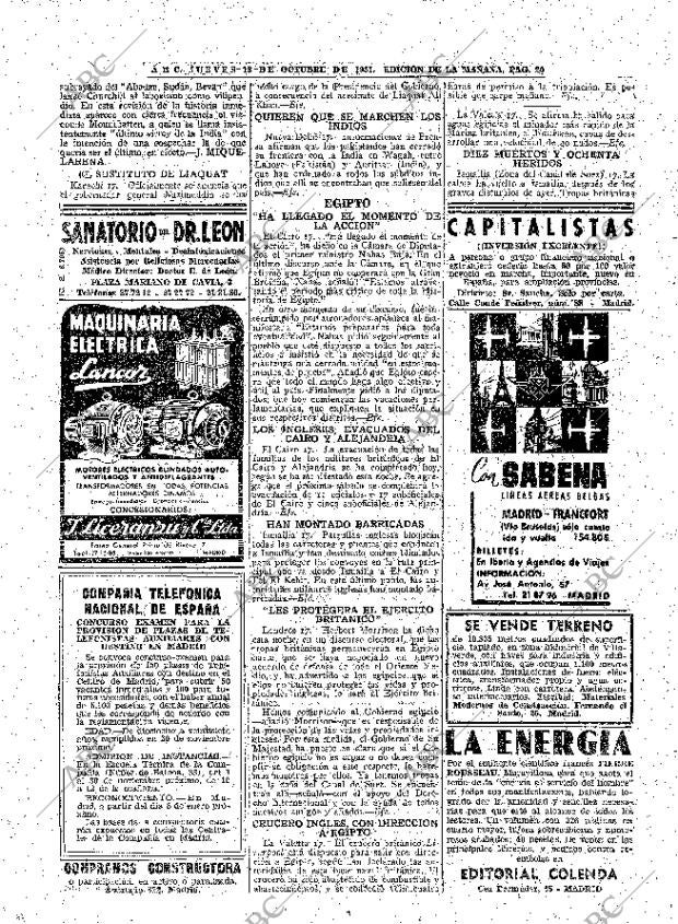 ABC MADRID 18-10-1951 página 20