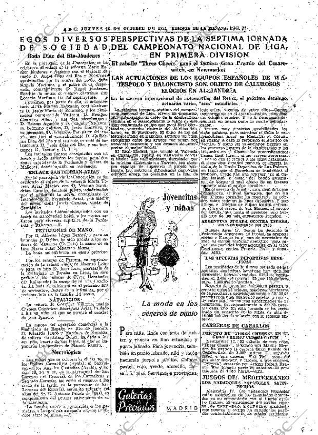 ABC MADRID 18-10-1951 página 31