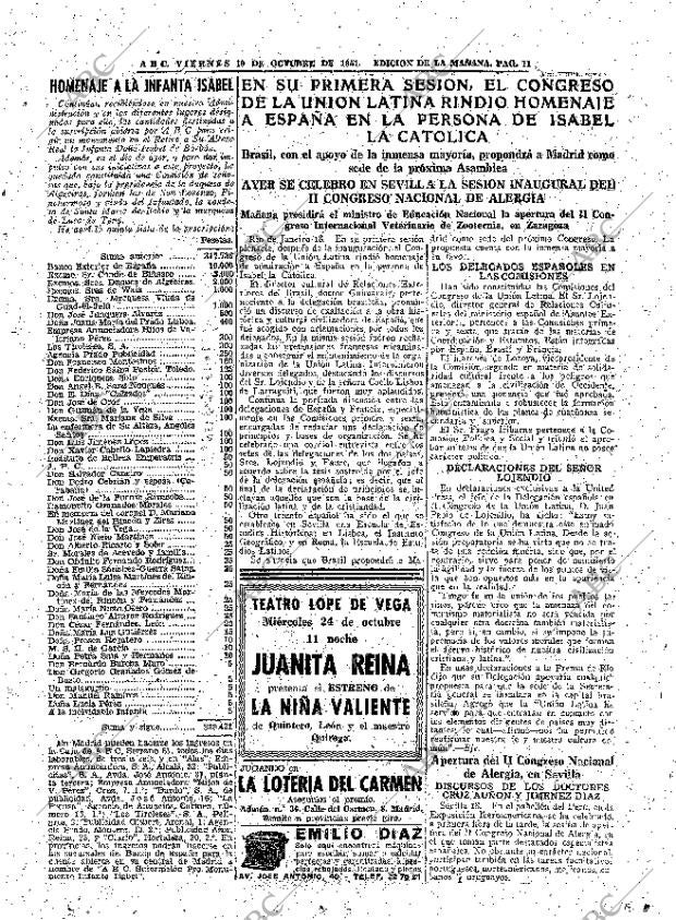 ABC MADRID 19-10-1951 página 11