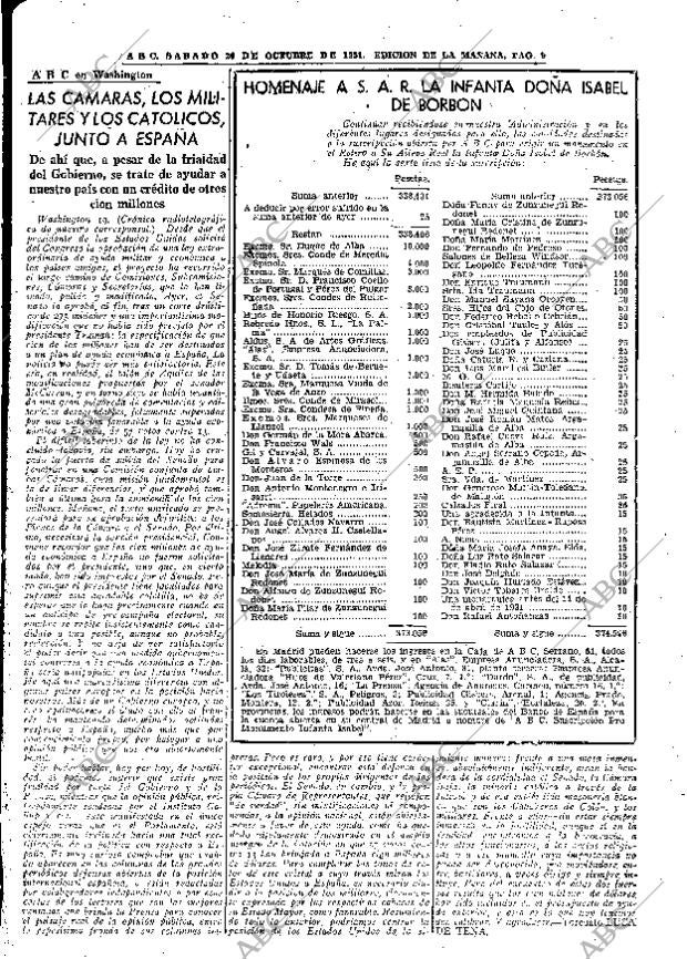 ABC MADRID 20-10-1951 página 9
